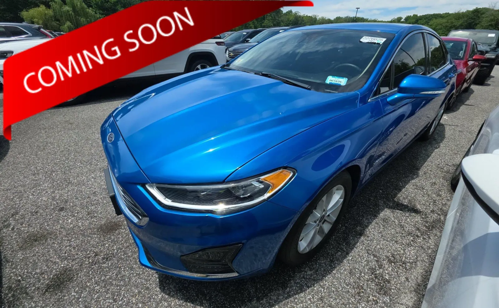 Blue 2019 Ford Fusion Hybrid SEL for sale in Columbus, OH