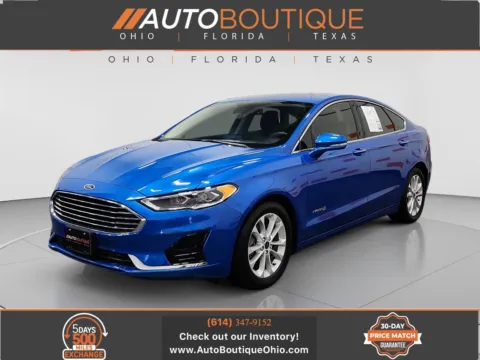 Blue 2019 Ford Fusion Hybrid SEL for sale in Columbus, OH