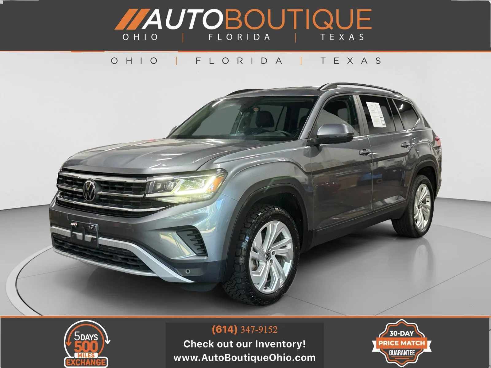 Gray 2023 Volkswagen Atlas 3.6L V6 SE w/Technology for sale in Columbus, OH