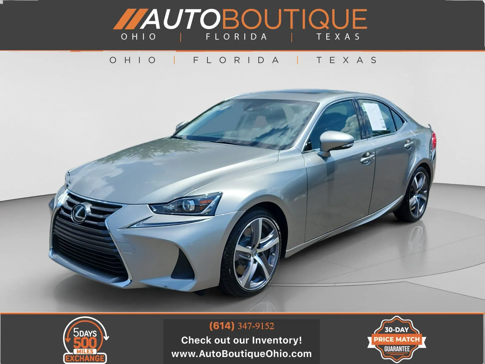 Silver 2017 Lexus IS 300 for sale in Columbus, OH