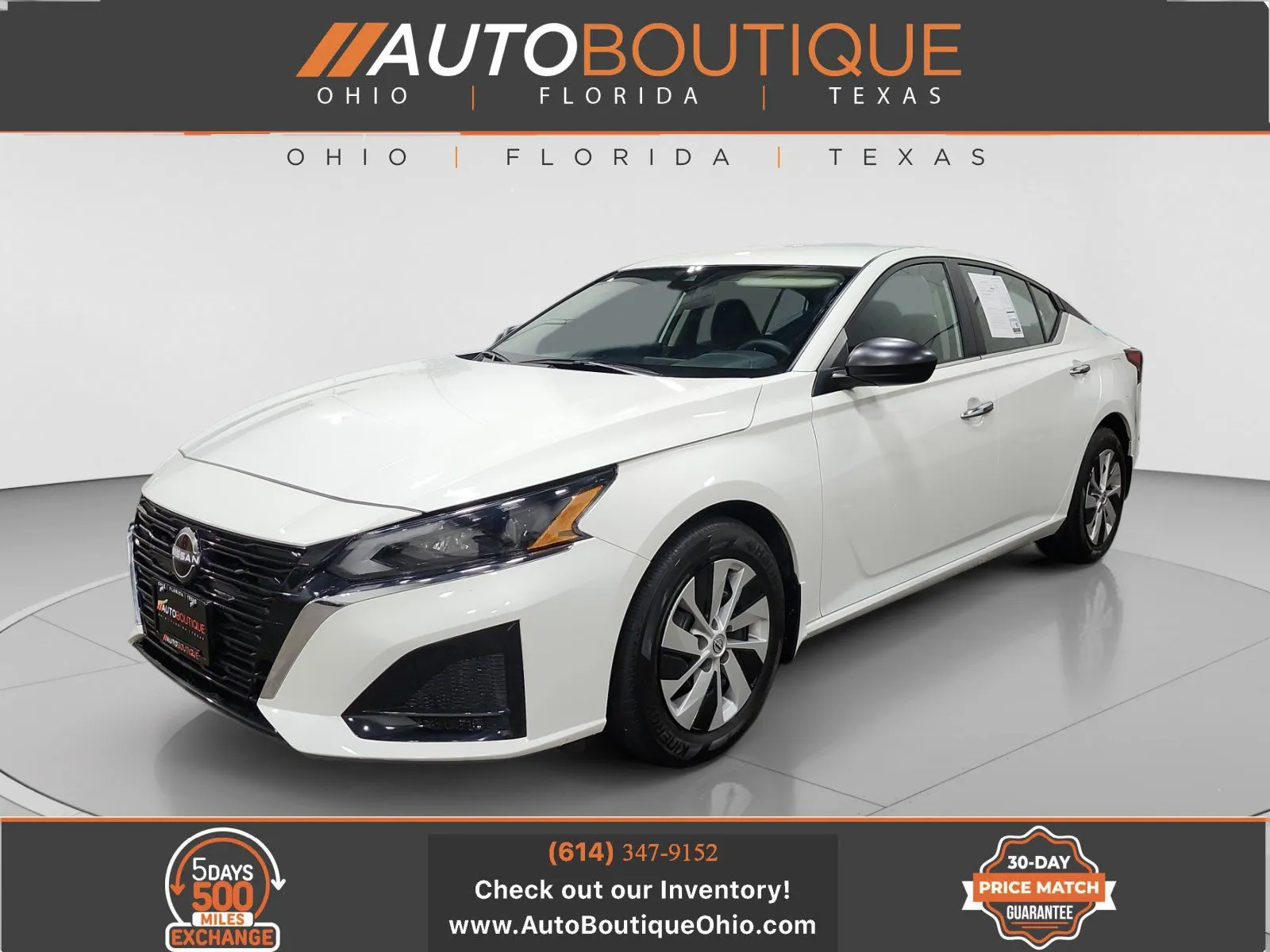 White 2024 Nissan Altima 2.5 S for sale in Columbus, OH