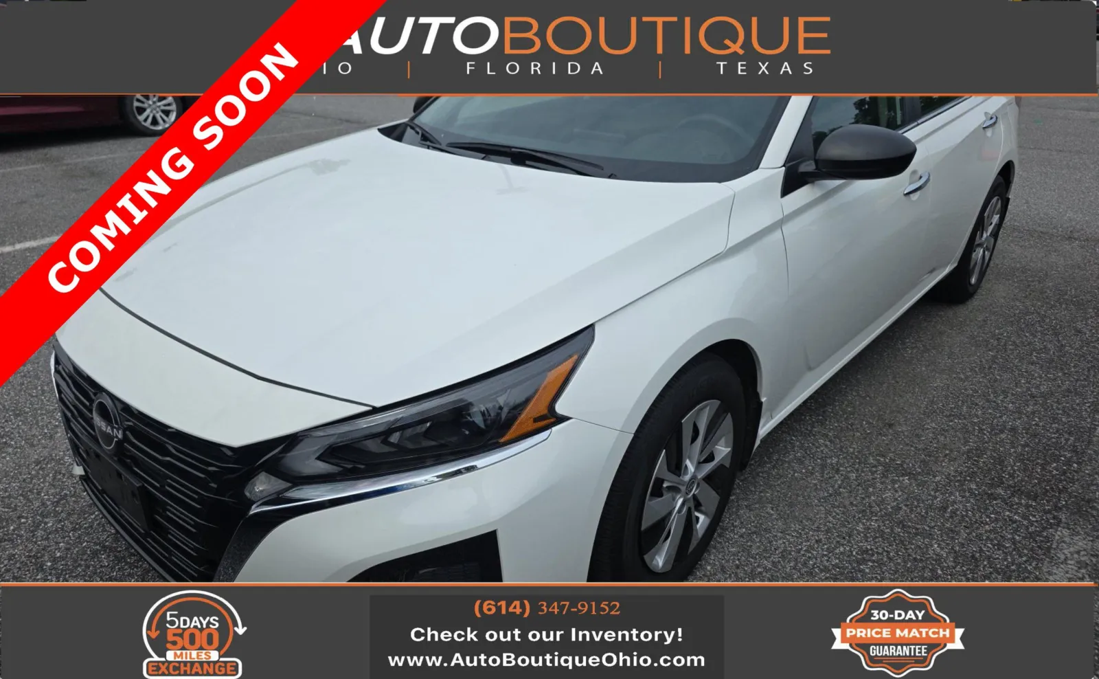 White 2024 Nissan Altima 2.5 S for sale in Columbus, OH