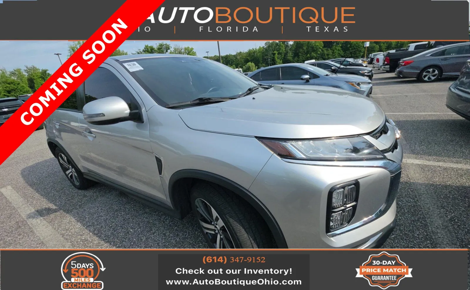 Silver 2021 Mitsubishi Outlander Sport SE for sale in Columbus, OH