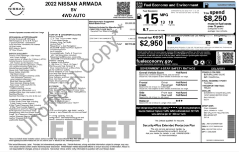 Photos of 2022 Nissan Armada SV for sale in Columbus, OH at Auto Boutique Ohio
