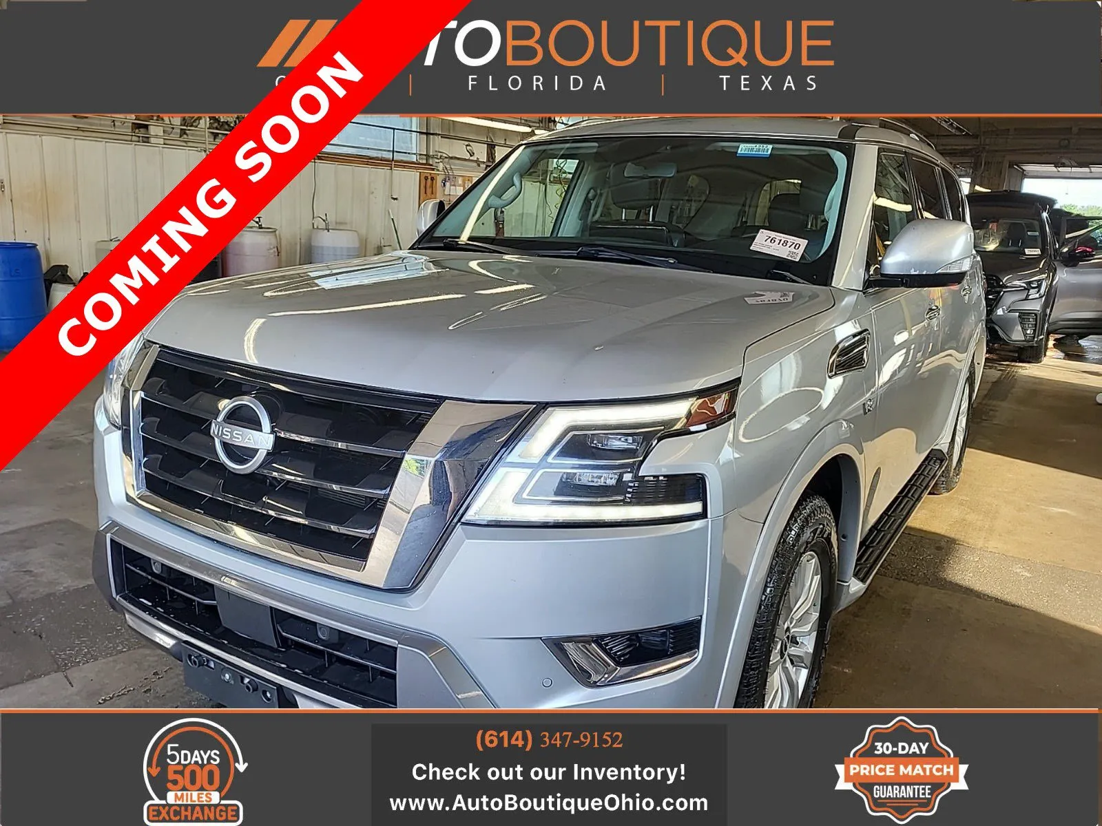 Silver 2022 Nissan Armada SV for sale in Columbus, OH