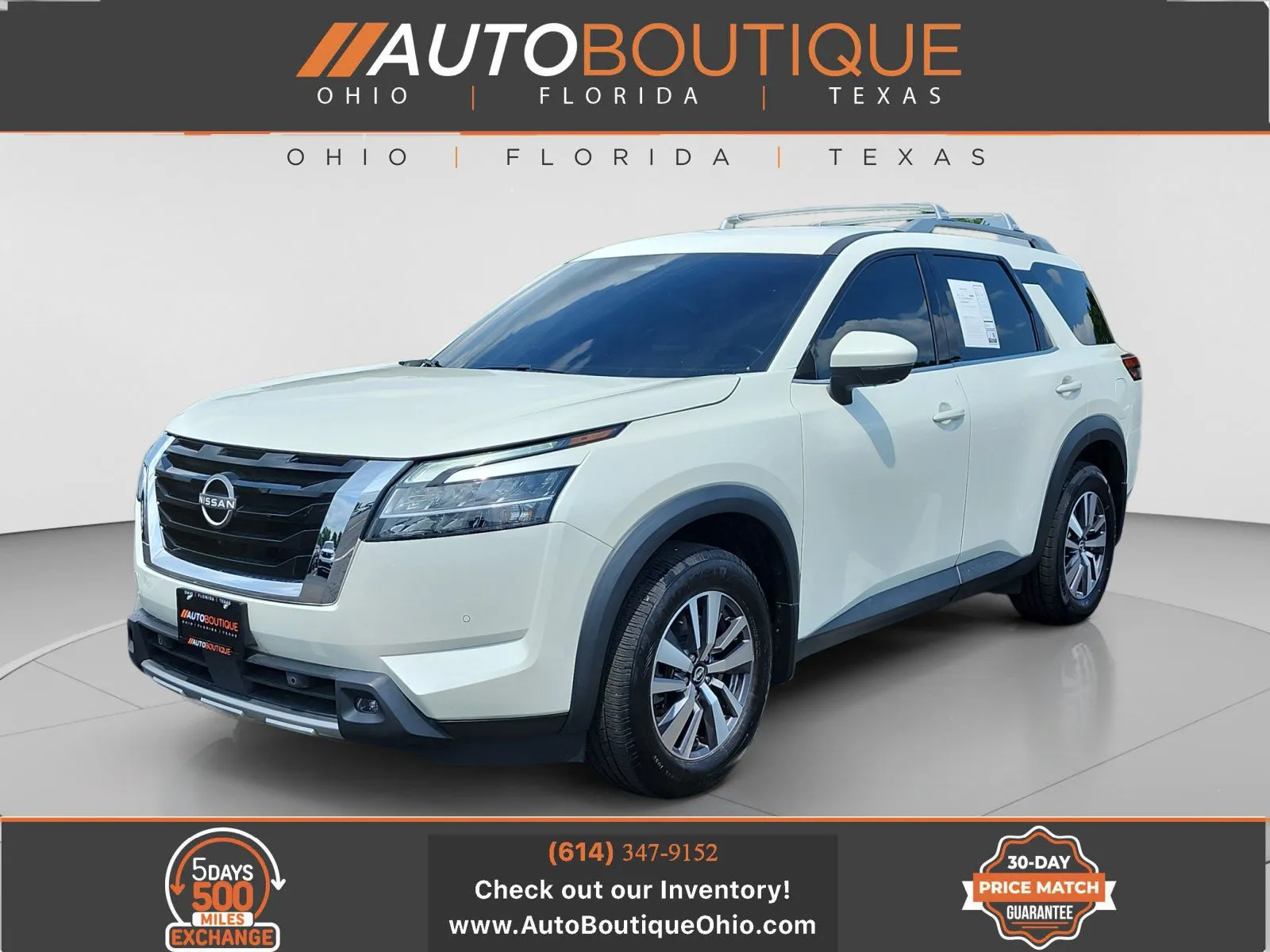 White 2023 Nissan Pathfinder SL for sale in Columbus, OH