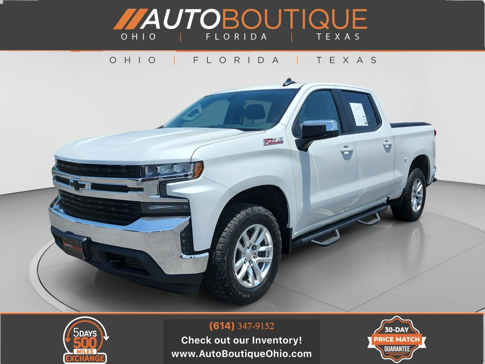 White 2020 Chevrolet Silverado 1500 LT for sale in Columbus, OH