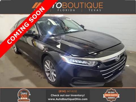 Black 2021 Honda Accord Sedan LX for sale in Columbus, OH
