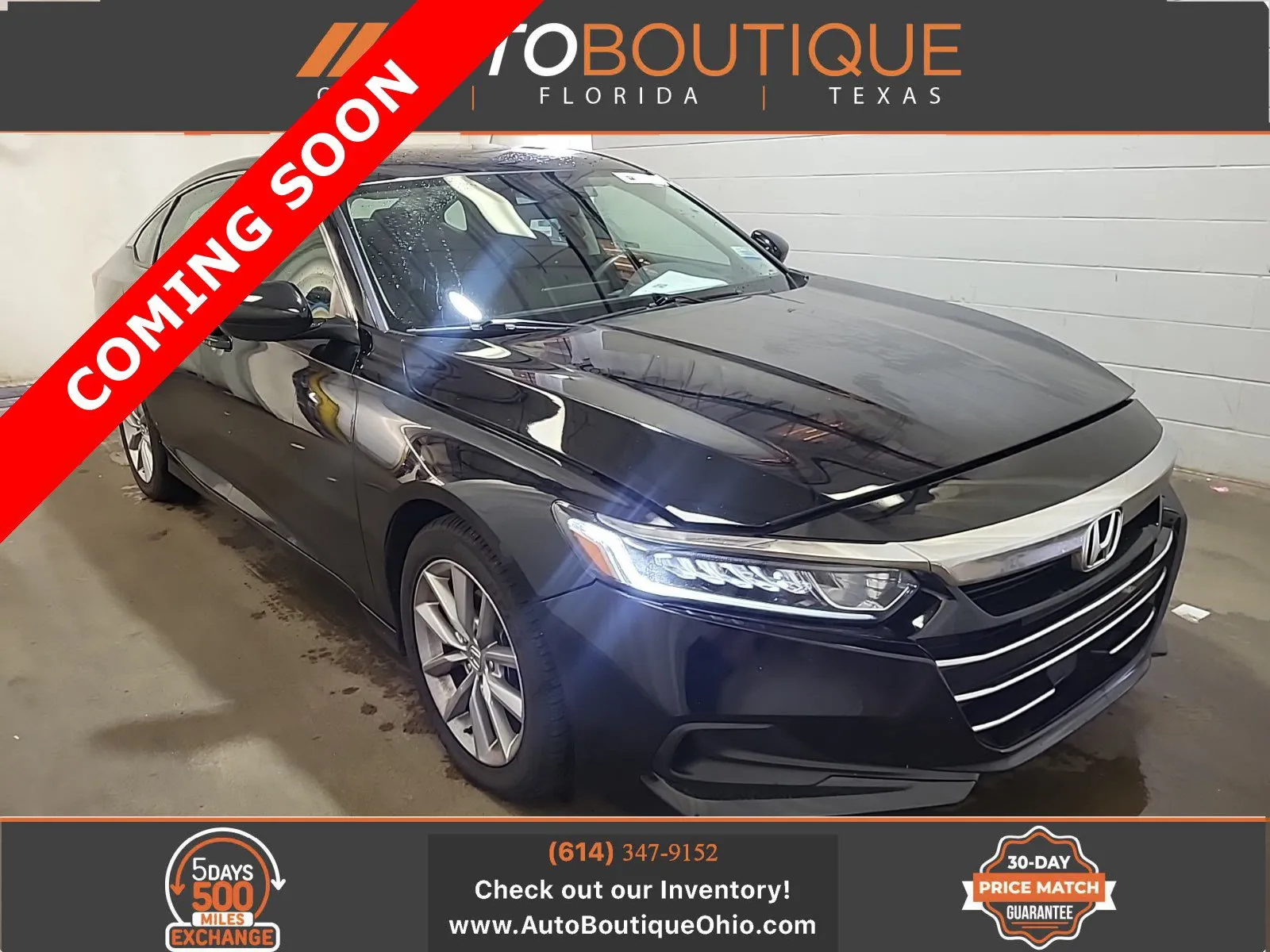 Black 2021 Honda Accord Sedan LX for sale in Columbus, OH