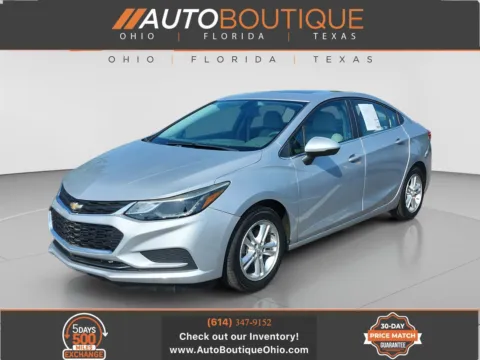 Silver 2017 Chevrolet Cruze LT for sale in Columbus, OH