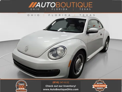 White 2015 Volkswagen Beetle Coupe 1.8T Classic for sale in Columbus, OH