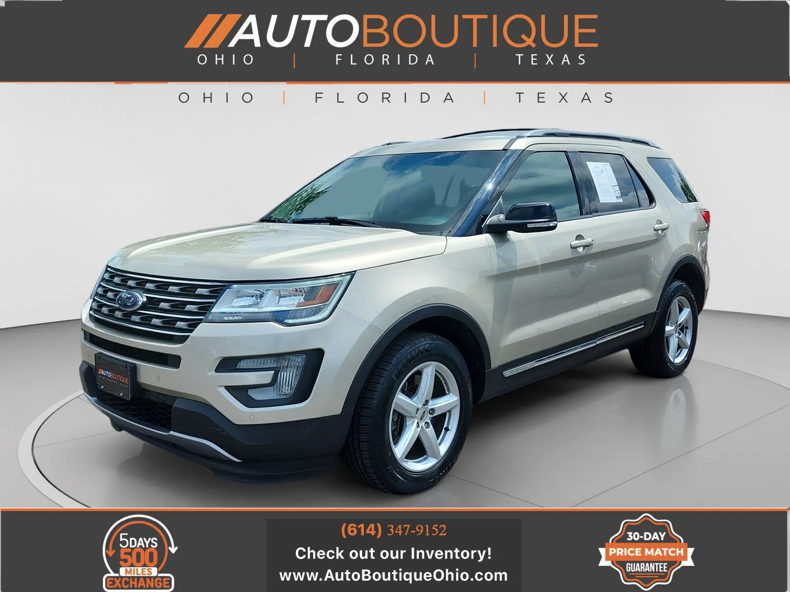 Black 2017 Ford Explorer XLT for sale in Columbus, OH