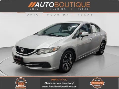 Silver 2013 Honda Civic Sdn EX for sale in Columbus, OH