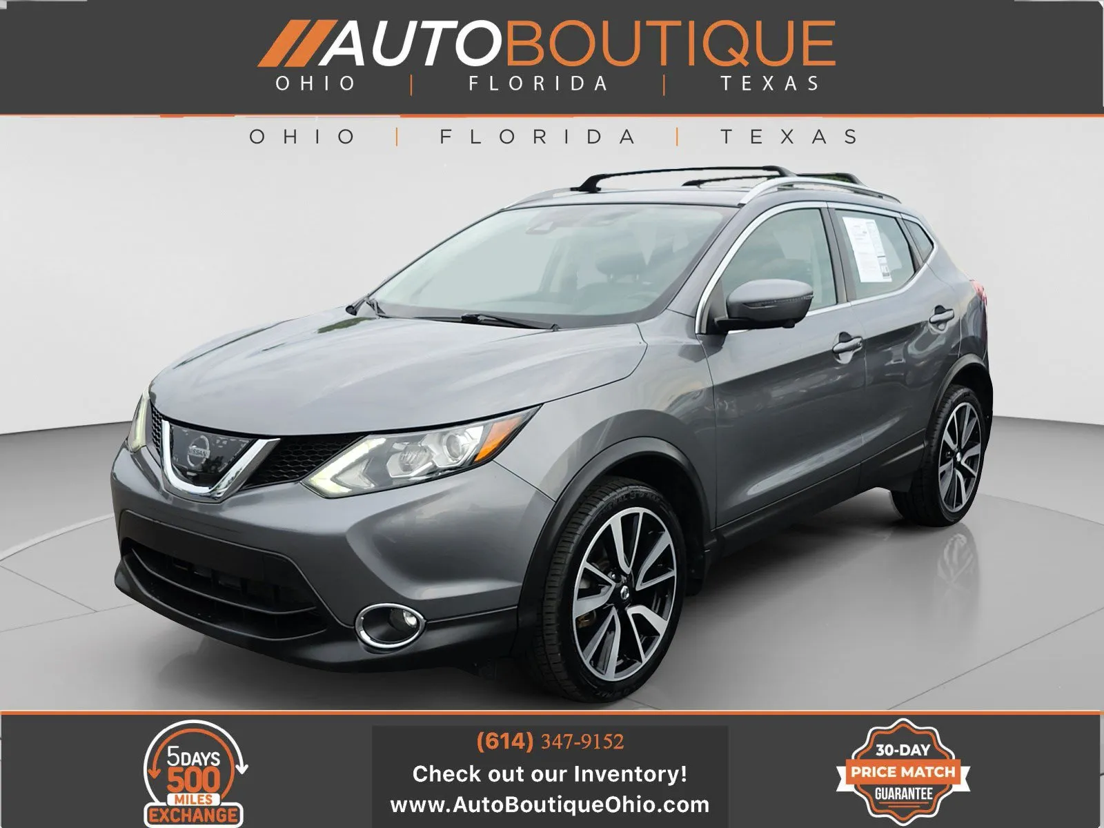 Gray 2017 Nissan Rogue Sport SL for sale in Columbus, OH