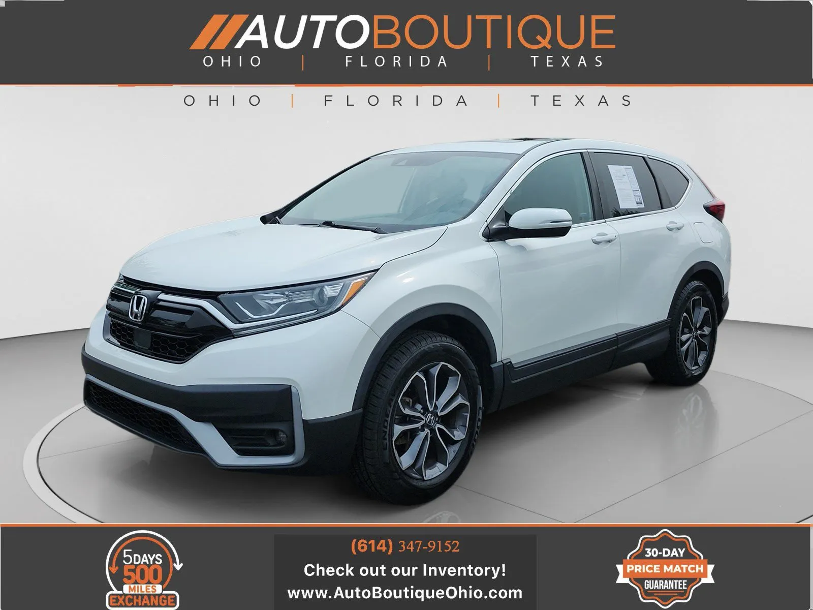 White 2021 Honda CR-V EX for sale in Columbus, OH