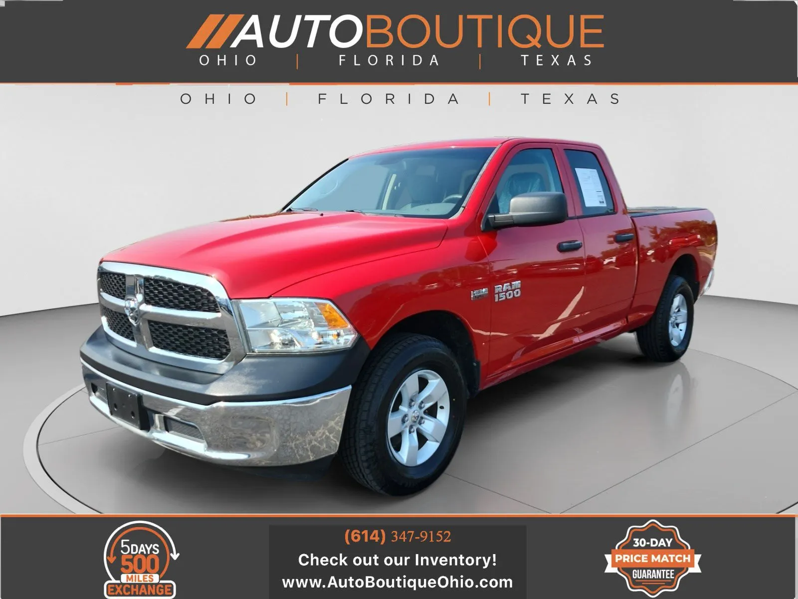 Red 2015 Ram 1500 Tradesman for sale in Columbus, OH