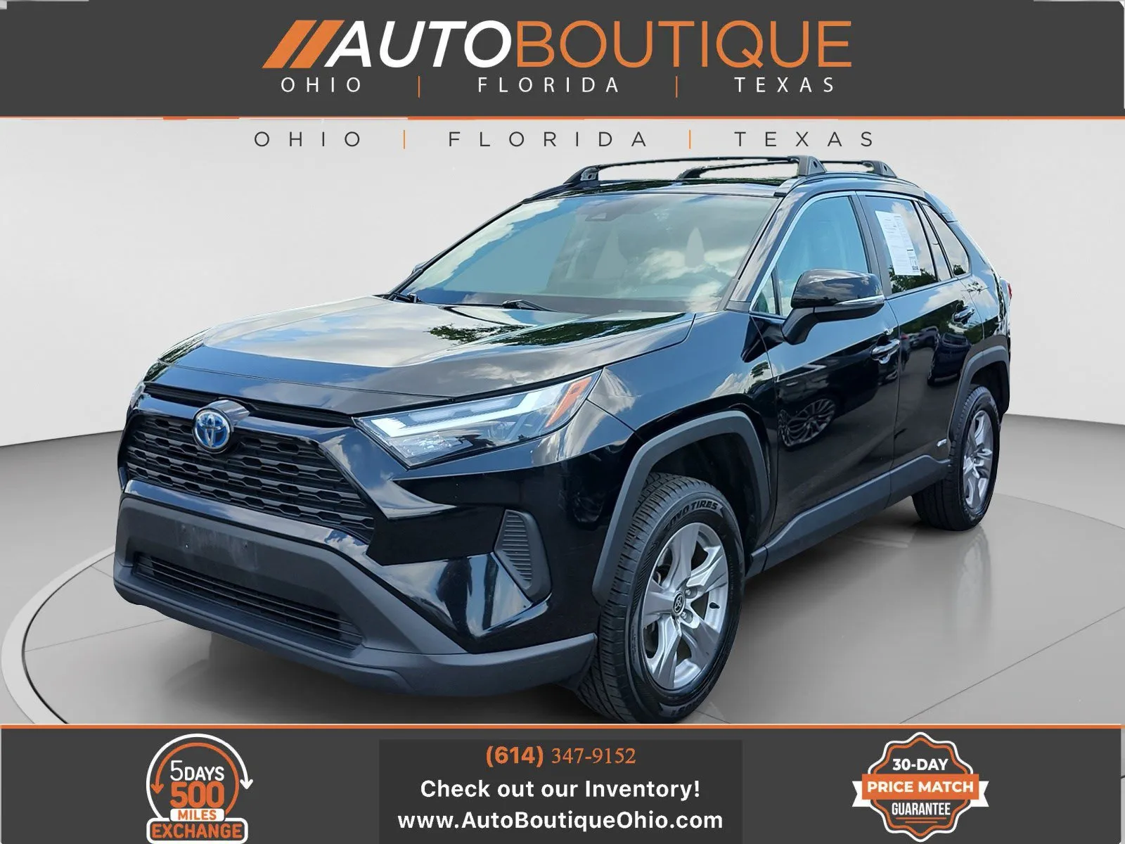 Black 2023 Toyota RAV4 Hybrid XLE for sale in Columbus, OH