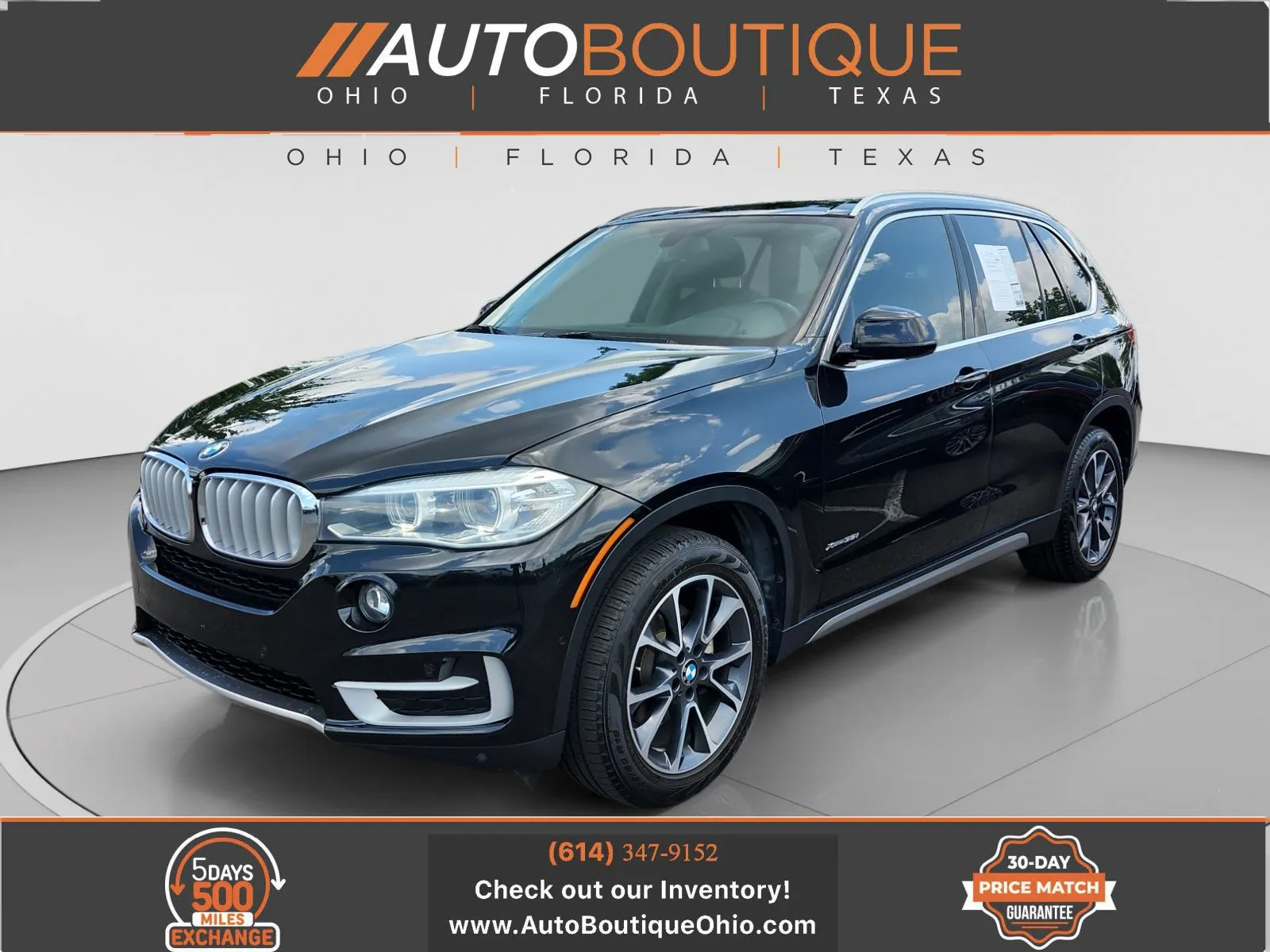 Black 2018 BMW X5 xDrive35i for sale in Columbus, OH