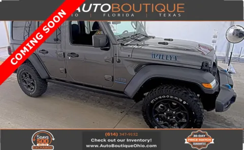 Gray 2023 Jeep Wrangler 4xe Willys 4xe for sale in Columbus, OH