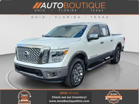 White 2018 Nissan Titan Platinum Reserve for sale in Columbus, OH