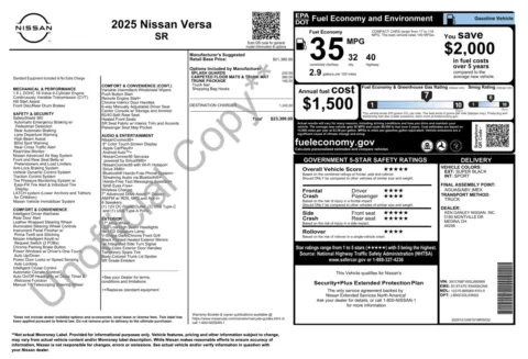 More photos of 2025 Nissan Versa SR at Auto Boutique Ohio, OH