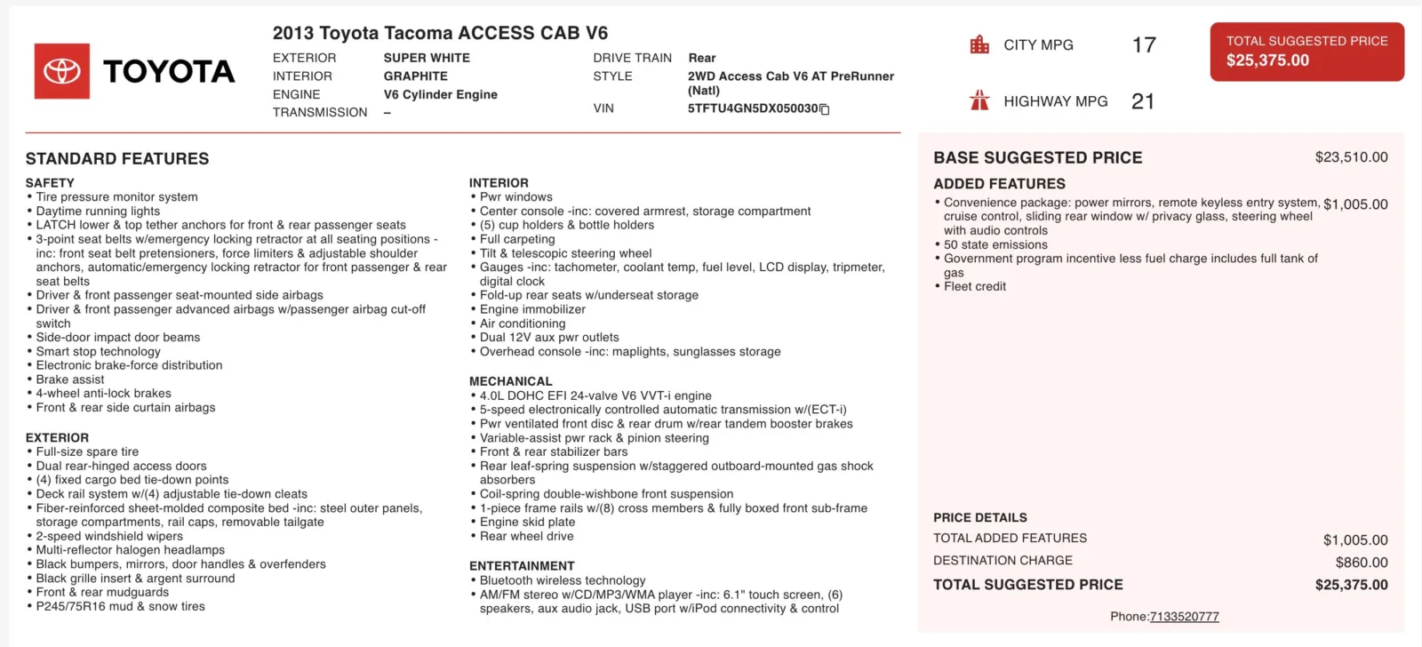 Toyota Tacoma photo 5