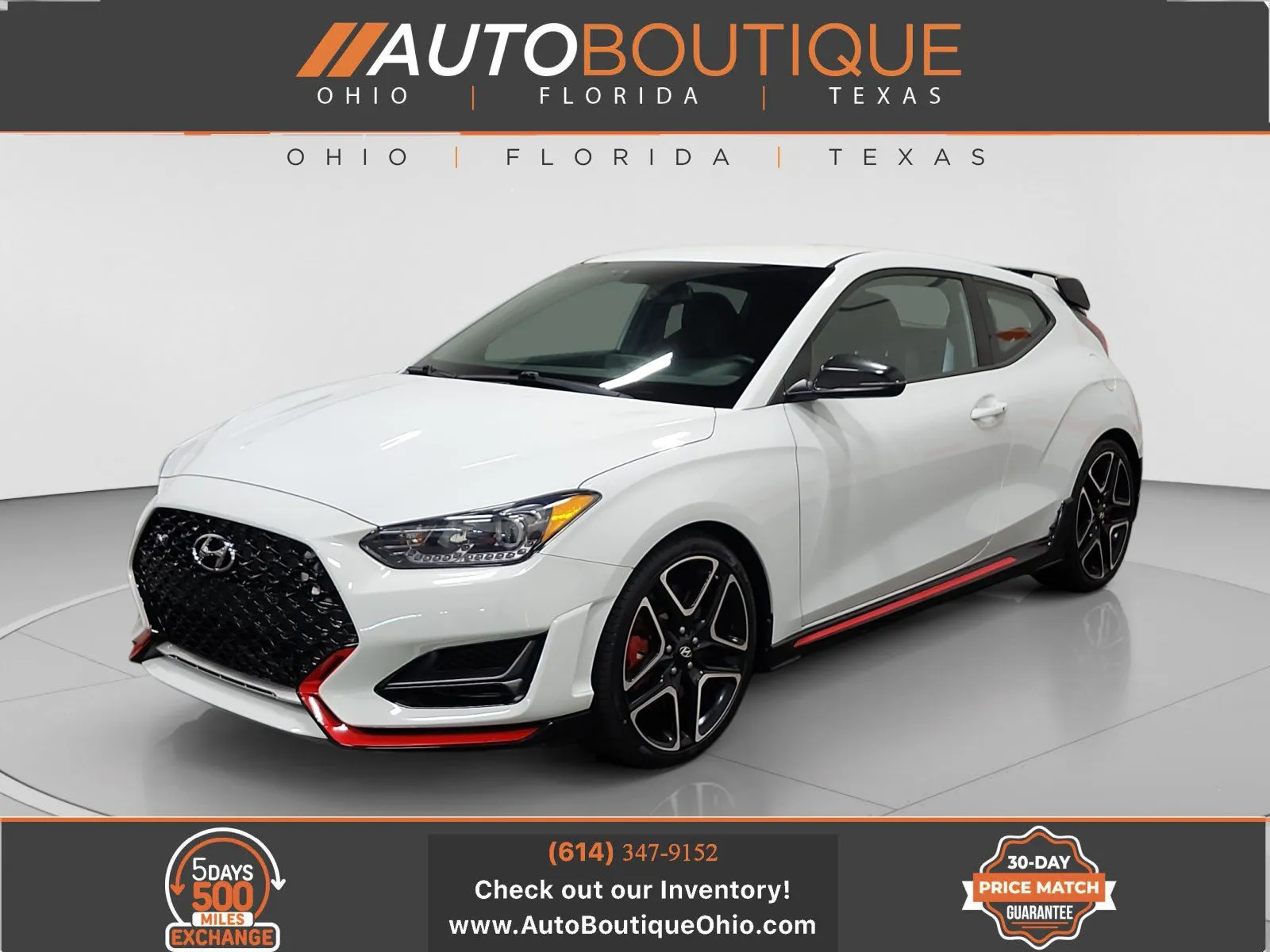 White 2019 Hyundai Veloster N for sale in Columbus, OH