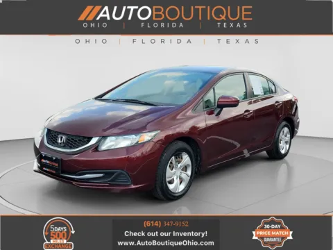 Red 2015 Honda Civic Sedan LX for sale in Columbus, OH
