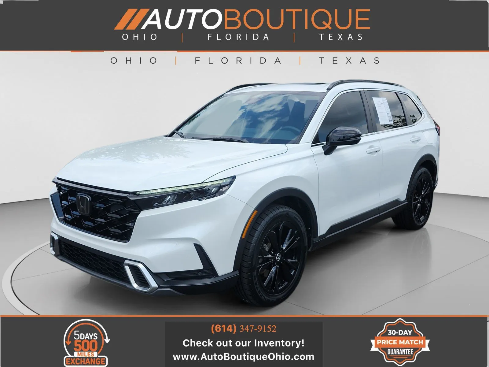 White 2024 Honda CR-V Hybrid Sport Touring for sale in Columbus, OH