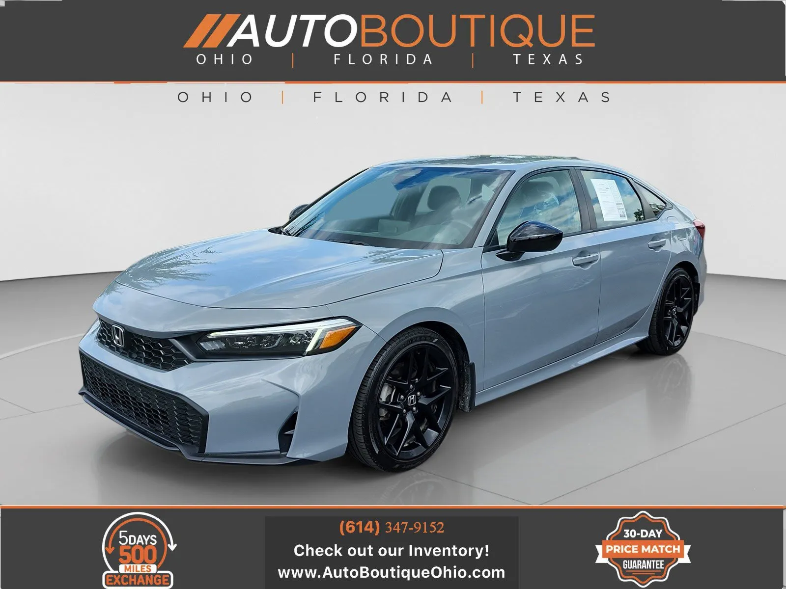 Gray 2025 Honda Civic Sedan Sport for sale in Columbus, OH