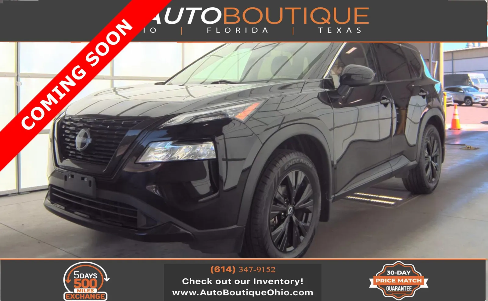Black 2023 Nissan Rogue SV for sale in Columbus, OH