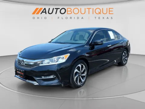 Black 2017 Honda Accord Sedan EX-L V6 for sale in Columbus, OH