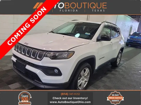 White 2022 Jeep Compass Latitude for sale in Columbus, OH