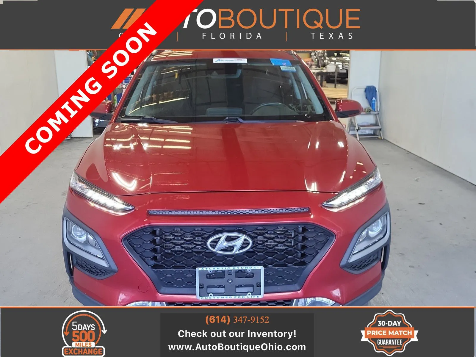 Red 2021 Hyundai Kona SEL Plus for sale in Columbus, OH