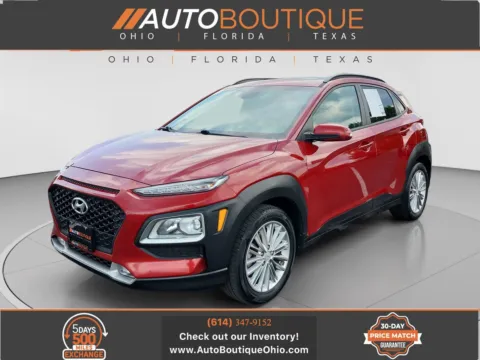Red 2021 Hyundai Kona SEL Plus for sale in Columbus, OH