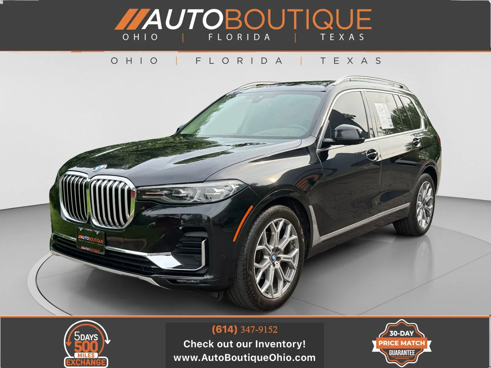 Black 2021 BMW X7 xDrive40i for sale in Columbus, OH