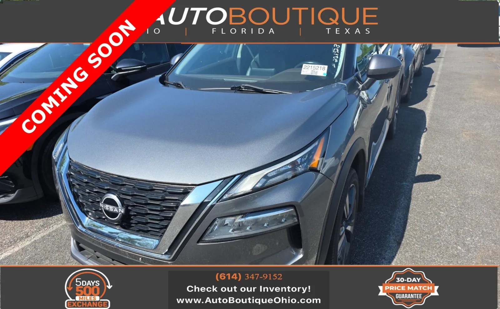 Gray 2023 Nissan Rogue SL for sale in Columbus, OH