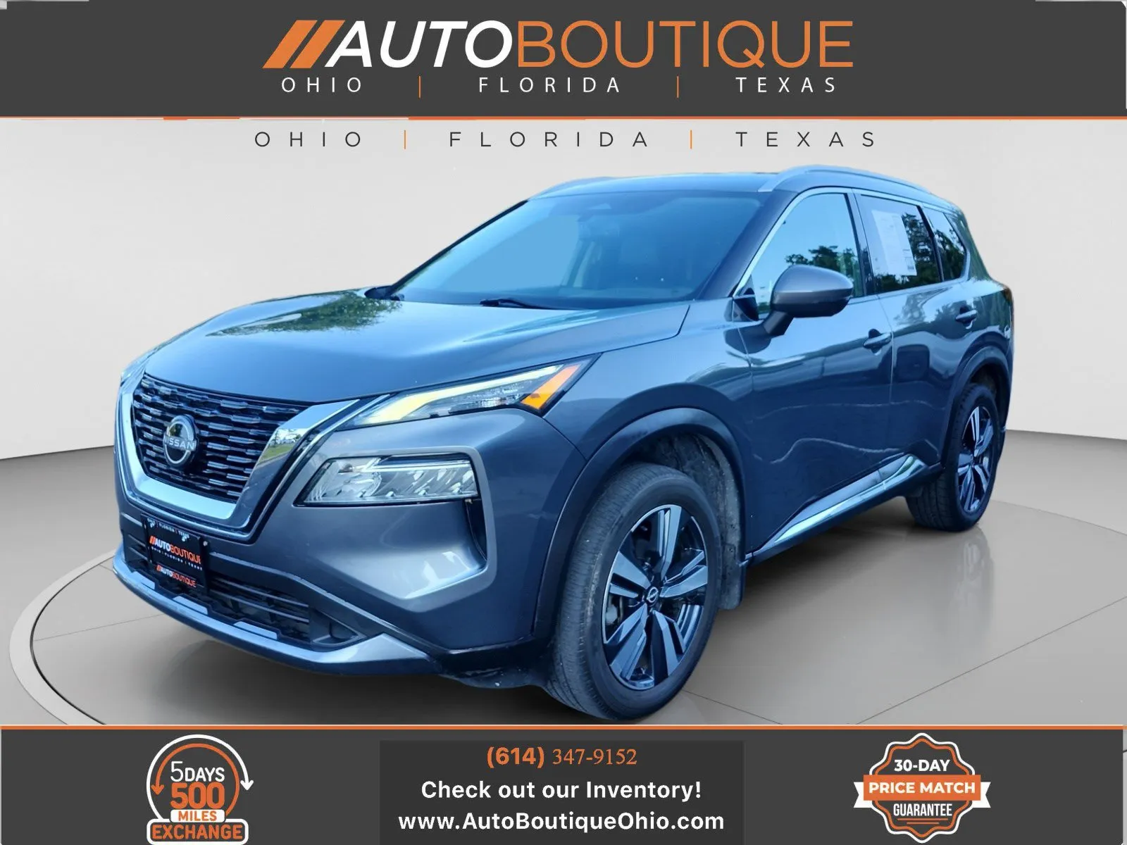 Gray 2023 Nissan Rogue SL for sale in Columbus, OH