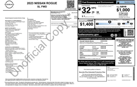 Photos of 2023 Nissan Rogue SL for sale in Columbus, OH at Auto Boutique Ohio