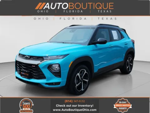 Blue 2021 Chevrolet Trailblazer RS for sale in Columbus, OH