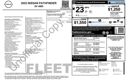 Photos of 2022 Nissan Pathfinder SV for sale in Columbus, OH at Auto Boutique Ohio