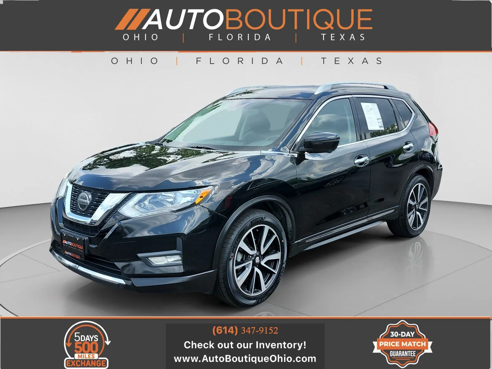 Black 2020 Nissan Rogue SL for sale in Columbus, OH