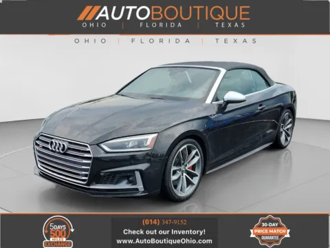 Black 2018 Audi S5 Cabriolet Prestige for sale in Columbus, OH