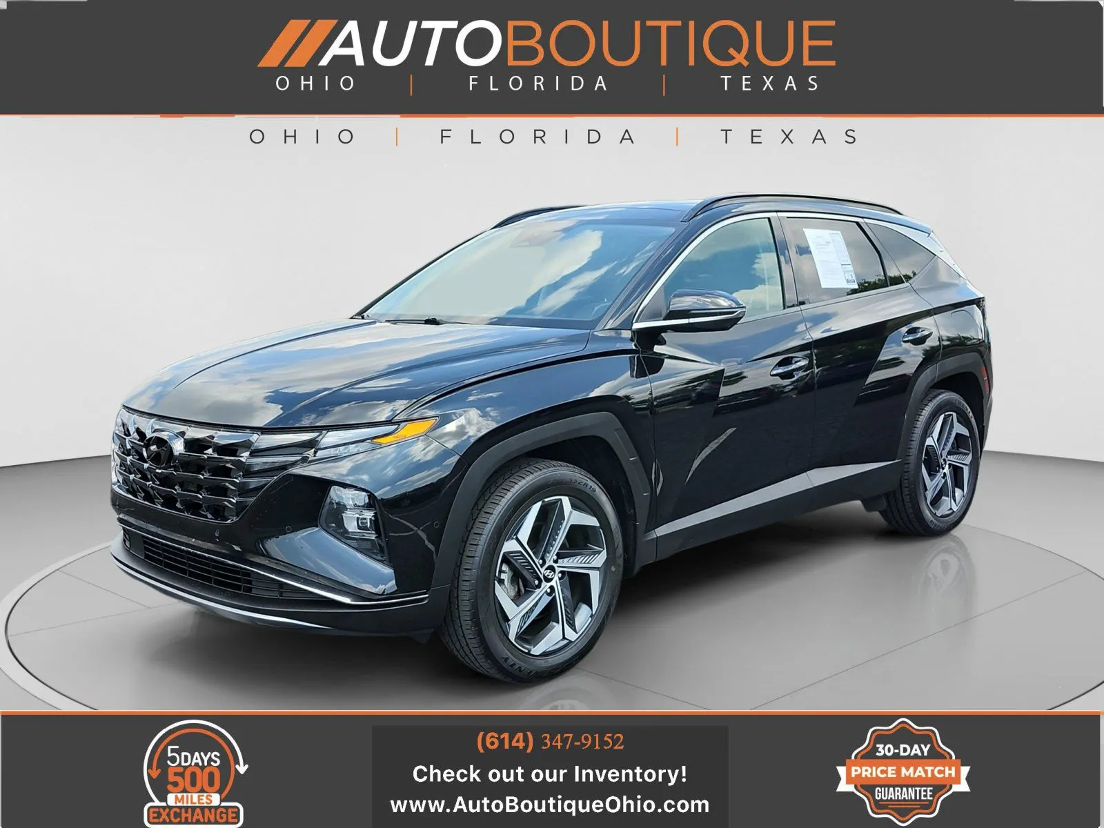 Black 2022 Hyundai Tucson Hybrid Limited for sale in Columbus, OH
