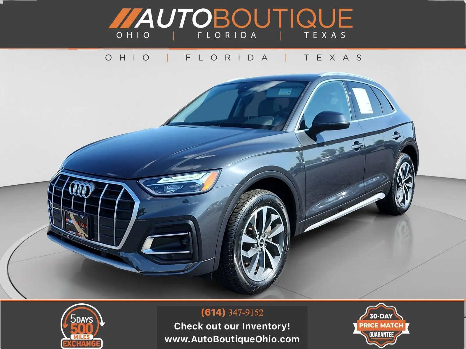 Gray 2021 Audi Q5 Premium for sale in Columbus, OH