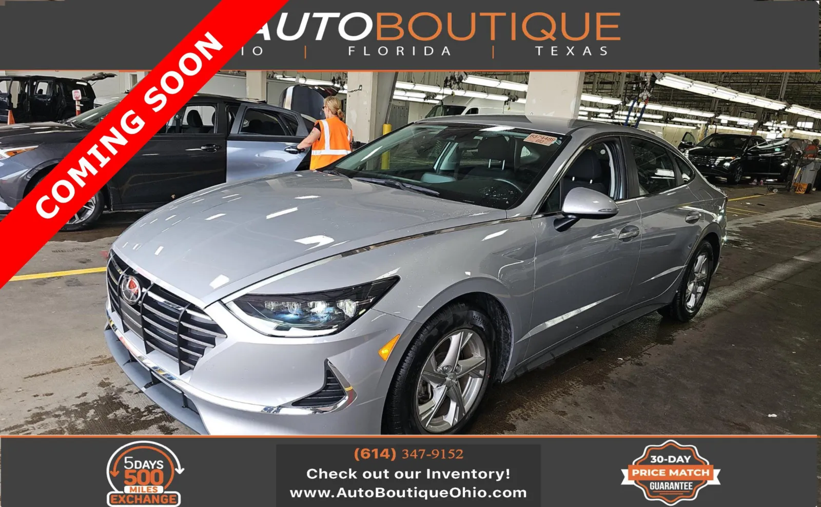 Silver 2023 Hyundai Sonata SE for sale in Columbus, OH