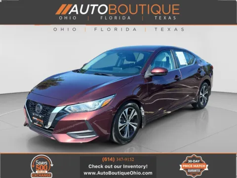 Red 2020 Nissan Sentra SV for sale in Columbus, OH