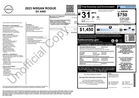Photos of 2023 Nissan Rogue SV for sale in Columbus, OH at Auto Boutique Ohio