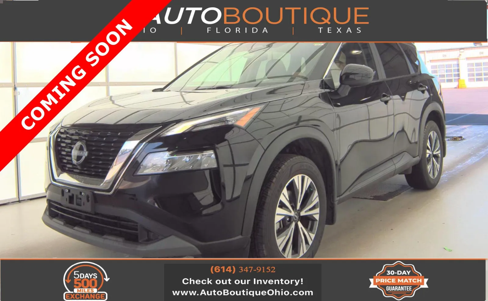Black 2023 Nissan Rogue SV for sale in Columbus, OH