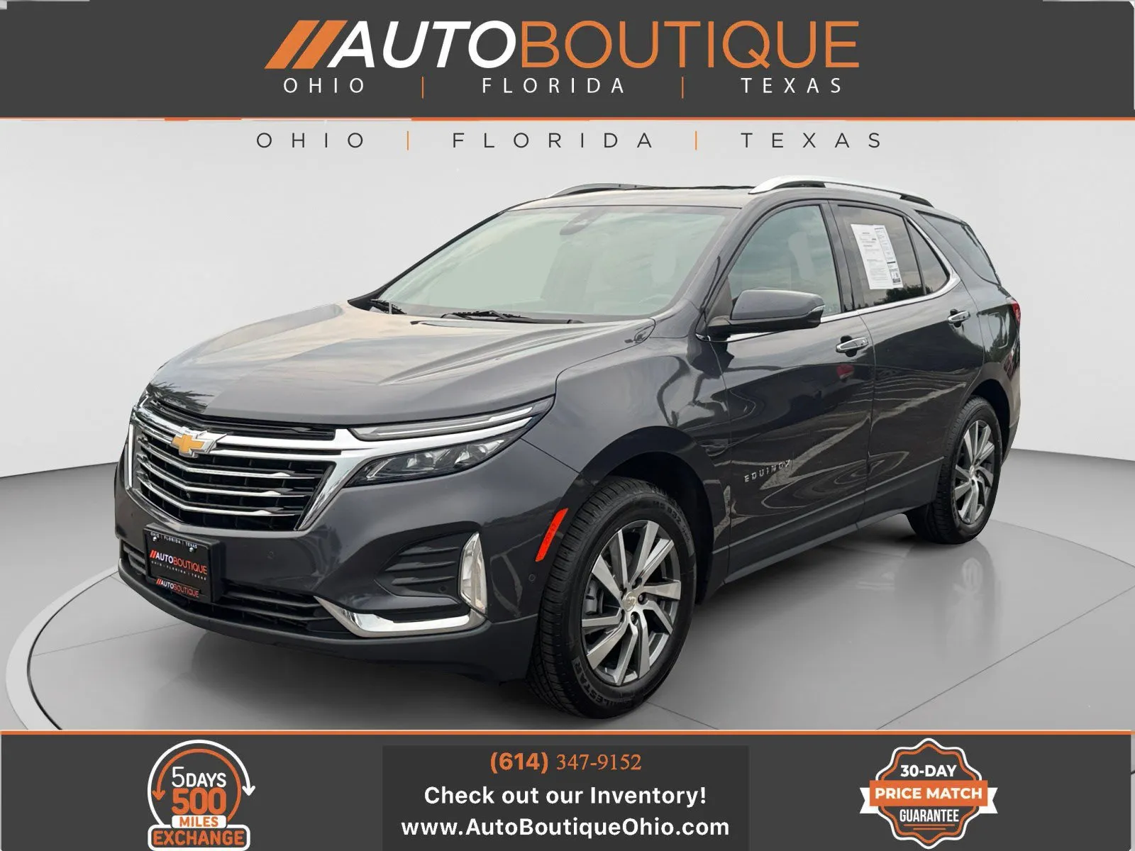 Gray 2022 Chevrolet Equinox Premier for sale in Columbus, OH